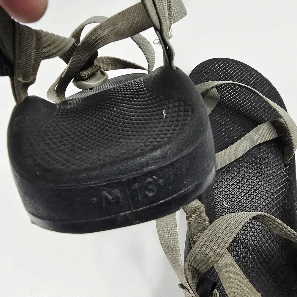 Chaco Z‎ Cloud Sandals Shoes Mens Size 13 Gray Strappy Outdoor Hiking Comfort